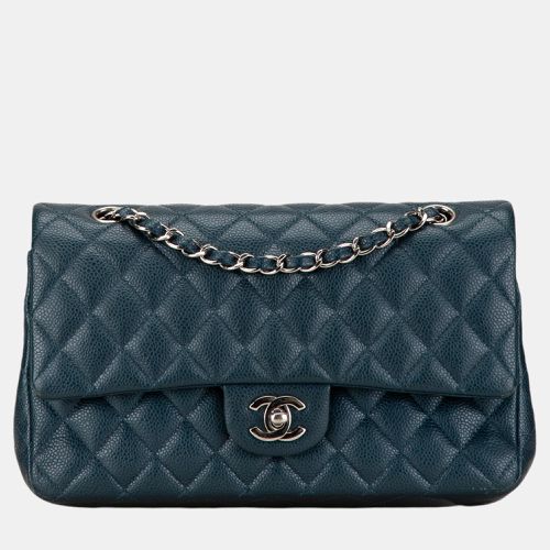 Chanel Blue Medium Classic Caviar Double Flap - Chanel - Modalova