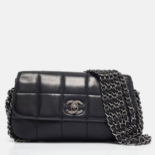 Chanel Black Square Quilted Leather Multichain Classic Flap Bag - Chanel - Modalova