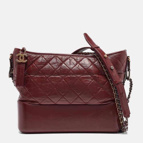 Chanel Red Quilted Leather Medium Gabrielle Hobo - Chanel - Modalova