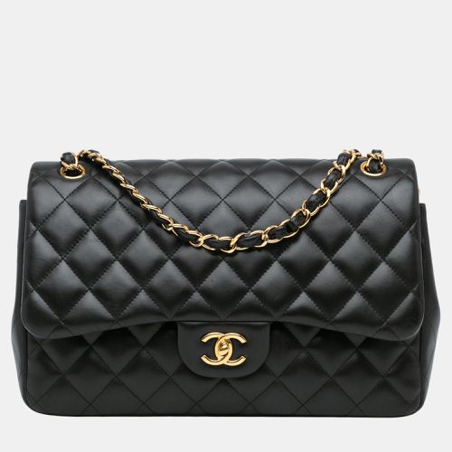 Chanel Black Jumbo Classic Lambskin Double Flap - Chanel - Modalova