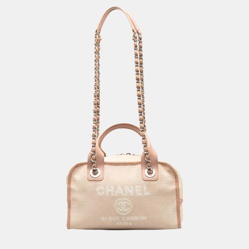 Chanel Pink Small Deauville Bowling Satchel - Chanel - Modalova