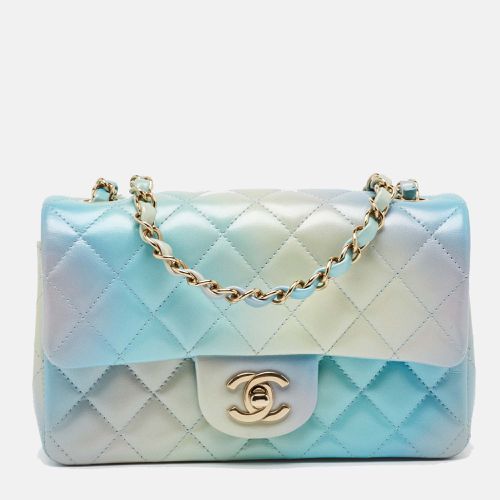 Chanel Blue Ombre Quilted Leather Mini Rectangular Flap Bag - Chanel - Modalova