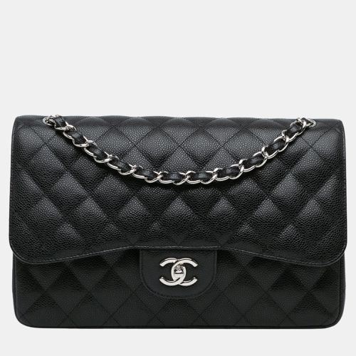 Chanel Black Jumbo Classic Caviar Double Flap - Chanel - Modalova