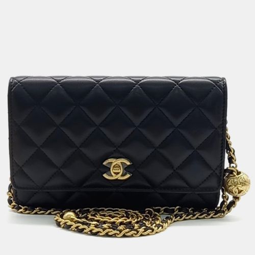 Chanel Lambskin Golden Ball WOC Mini Crossbody Bag - Chanel - Modalova