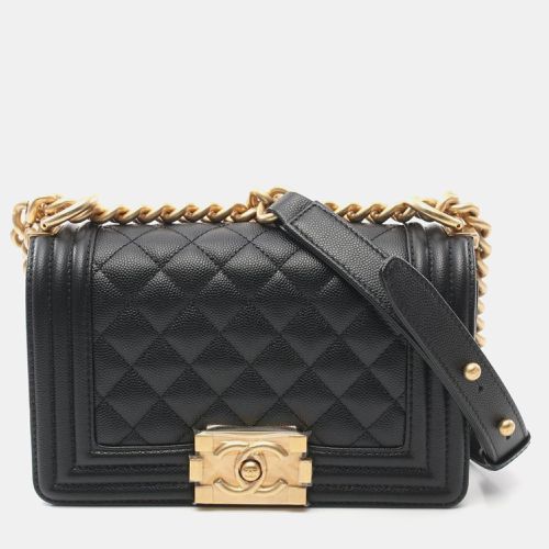 Caviar Skin (Grained Calf) Boy Small Matelasse Shoulder Bag - Chanel - Modalova