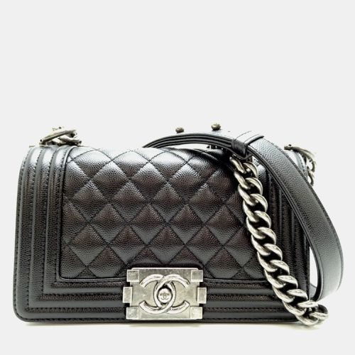 Caviar Skin Boy Shoulder Bag - Chanel - Modalova