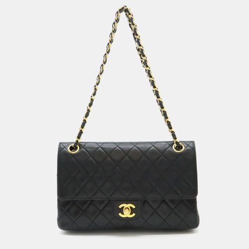 Leather Matelasse 25 Chain Double Flap Shoulder Bag - Chanel - Modalova