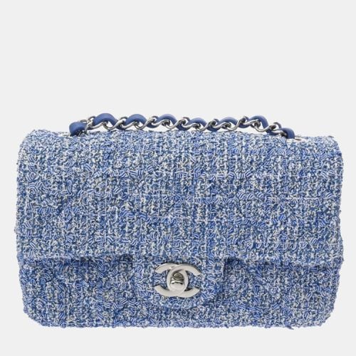 Tweed/Leather Matelasse Chain Shoulder Bag 20cm - Chanel - Modalova