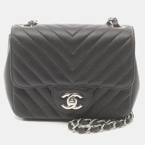 Caviar skin Chevron V-stitch shoulder bag - Chanel - Modalova