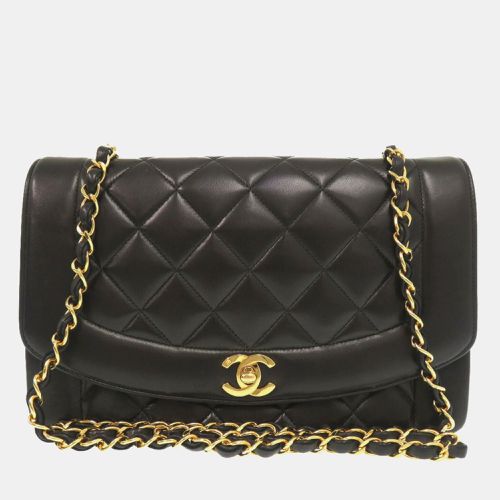 Lambskin Diana 25 Medium Mattelasse Shoulder Bag - Chanel - Modalova