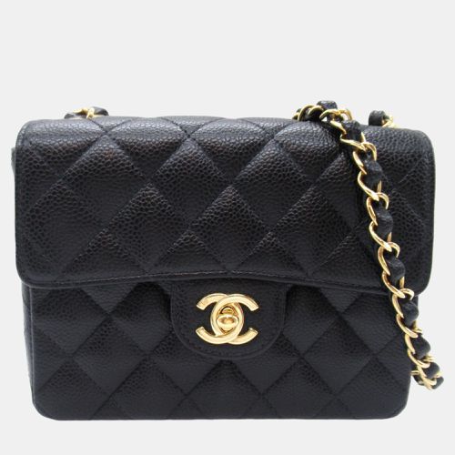 Chanel Black Caviar Skin (Grained Calf) Matelasse Chain Shoulder Bag - Chanel - Modalova