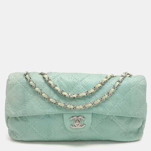 Turquoise Python Leather Ultimate Stitch Flap bag - Chanel - Modalova