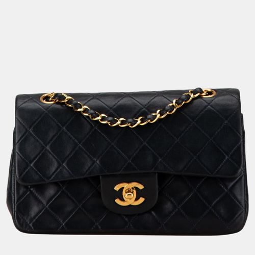 Chanel Black Small Classic Lambskin Double Flap - Chanel - Modalova