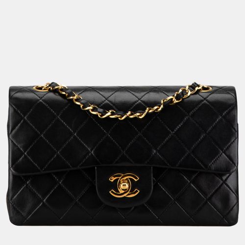 Chanel Black Small Classic Lambskin Double Flap - Chanel - Modalova