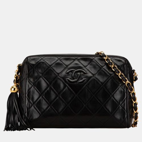 Chanel Black CC Quilted Lambskin Chain Camera Bag - Chanel - Modalova