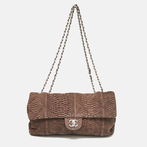 Chanel Dark Brown Python Ultimate Stitch Flap Bag - Chanel - Modalova