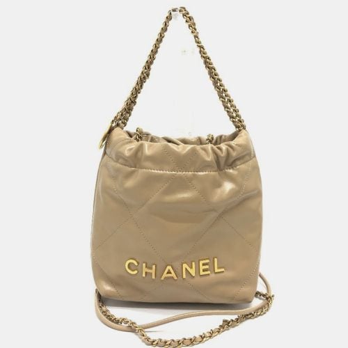 Chanel Leather Beige Coco Mark Chanel22 Bag - Chanel - Modalova