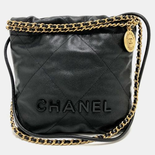 Chanel Black Caviar Skin Matelasse Chanel 22 Bag - Chanel - Modalova