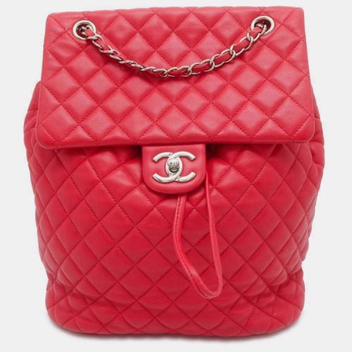 Chanel Matelasse Coco Mark Urban Spirit Large Lambskin Backpack - Chanel - Modalova