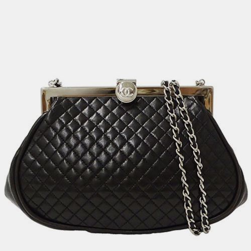 Chanel Lambskin Black Matelasse Chain Bag - Chanel - Modalova