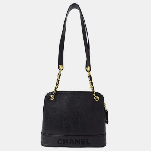 Chanel Caviar Skin Black Shoulder Bag - Chanel - Modalova