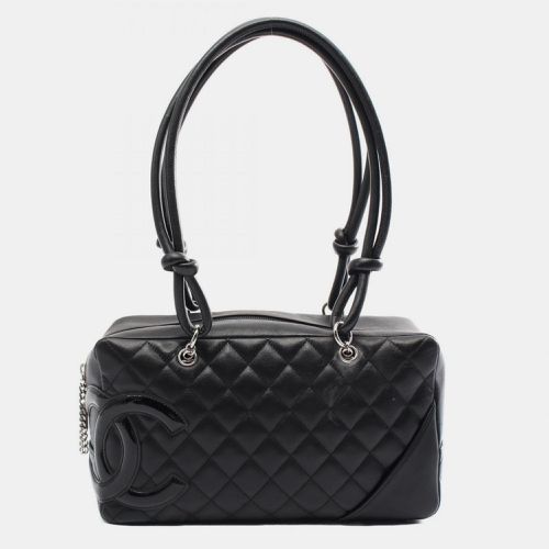 Chanel Leather Black Cambon Line Bowling Bag - Chanel - Modalova