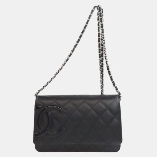 Chanel Calfskin Cambon Line Chain Wallet Shoulder Bag - Chanel - Modalova