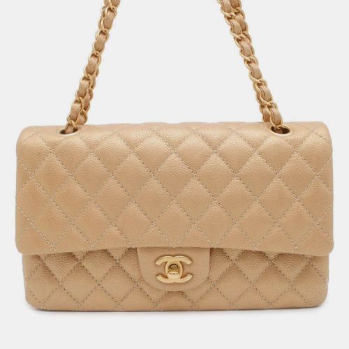 Chanel Caviar Skin Matelasse 25 Coco Mark Double Chain Shoulder Bag - Chanel - Modalova