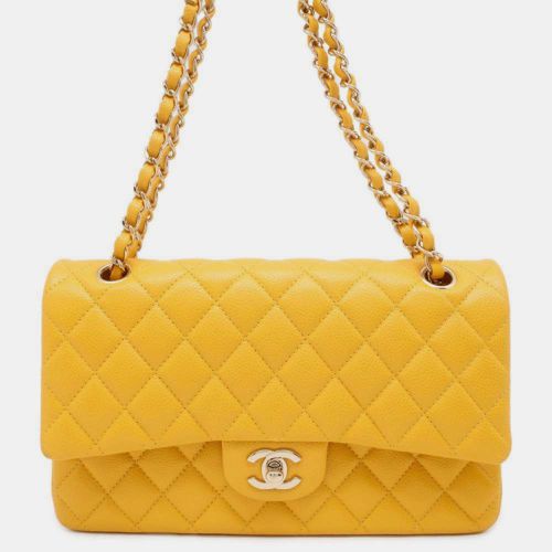 Chanel Matelasse 25 Coco Mark Caviar Skin Double Chain Shoulder Bag - Chanel - Modalova