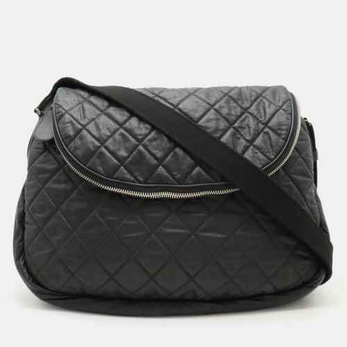 Chanel Quilted Nylon Leather Black Coco Cocoon Shoulder Bag - Chanel - Modalova