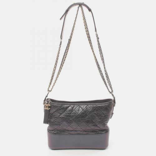 Chanel Leather Purple Gabrielle de Chanel Large Hobo Shoulder Bag - Chanel - Modalova