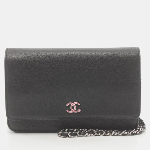 Chanel Leather Black Lucky Clover Shoulder Bag - Chanel - Modalova