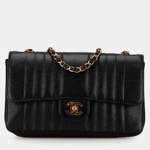 Chanel Black Caviar Skin Mademoiselle Coco Mark Chain Shoulder Bag - Chanel - Modalova