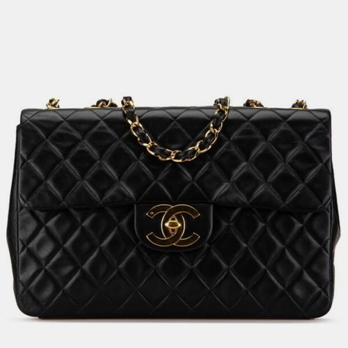 Chanel Black Lambskin Matelasse 33 Coco Mark Chain Shoulder Bag - Chanel - Modalova