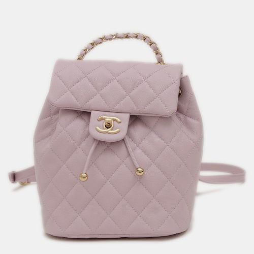 Chanel Caviar Skin Purple Matelasse Chain Backpack - Chanel - Modalova