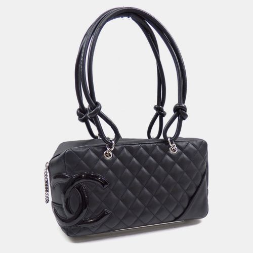 Chanel Black Lambskin Cambon Line Bowling Shoulder Bag - Chanel - Modalova