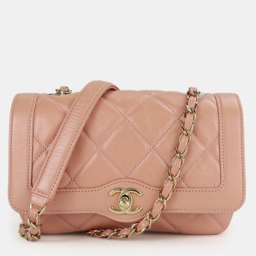 Chanel Leather Peach Beige Matelasse No. 29 Coco Mark Single Chain Shoulder Bag - Chanel - Modalova