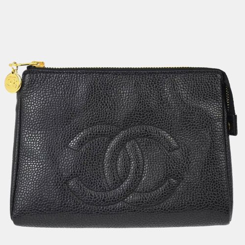 Calfskin Cosmetic Pouch - Chanel - Modalova