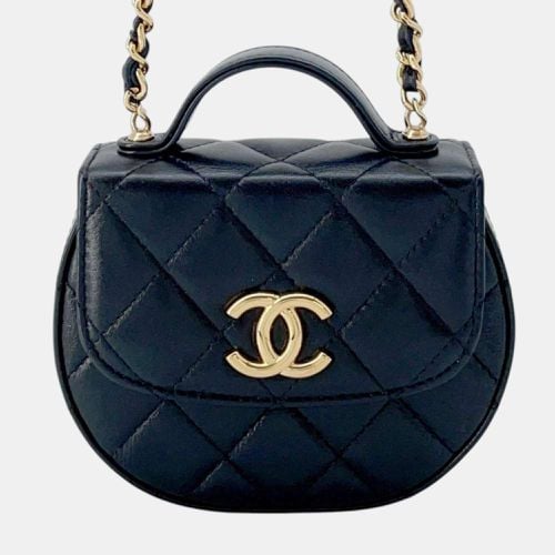 Chanel Black Lambskin Matelasse Chain Clutch - Chanel - Modalova