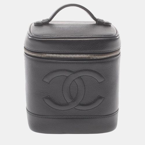 Chanel Black CC Caviar Vanity Case - Chanel - Modalova