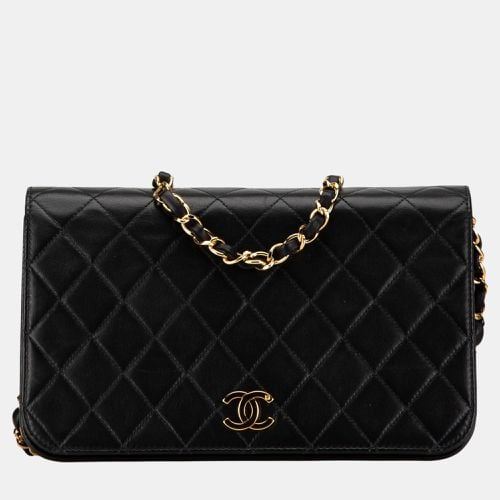 Chanel Black Quilted Lambskin CC Full Single Flap - Chanel - Modalova