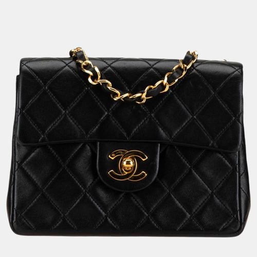 Chanel Black Mini Square Classic Lambskin Flap - Chanel - Modalova