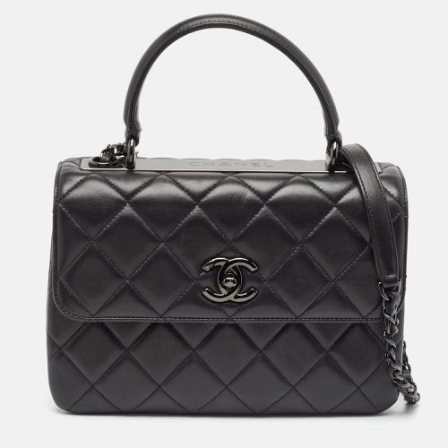 Chanel Black Quilted Leather Small Trendy CC Top Handle Bag - Chanel - Modalova