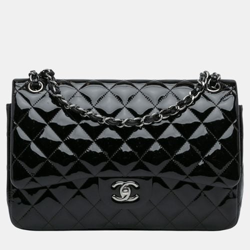 Chanel Black Jumbo Classic Patent Double Flap - Chanel - Modalova