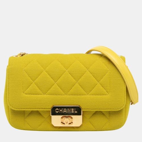 Chanel Yellow Mini Jersey Chic With Me Flap - Chanel - Modalova