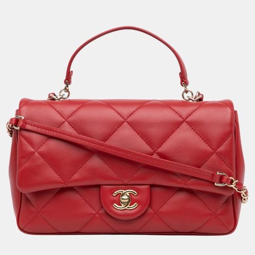 Chanel Red Small Lambskin Easy Carry Flap - Chanel - Modalova