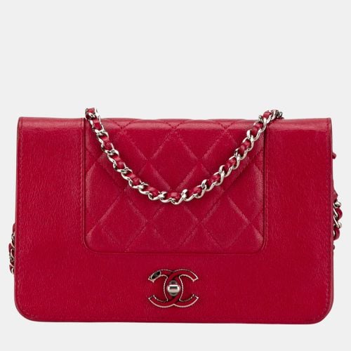 Chanel Pink Quilted Lambskin Mademoiselle Vintage Wallet on Chain - Chanel - Modalova