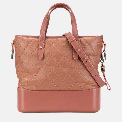 Chanel Pink Medium Quilted Calfskin Gabrielle Shopping Satchel - Chanel - Modalova