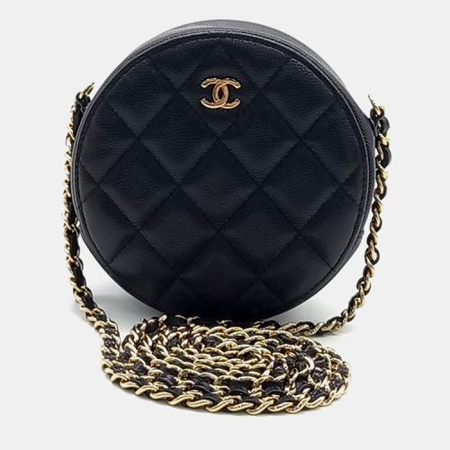 Chanel Caviar Round Mini Crossbody Bag - Chanel - Modalova