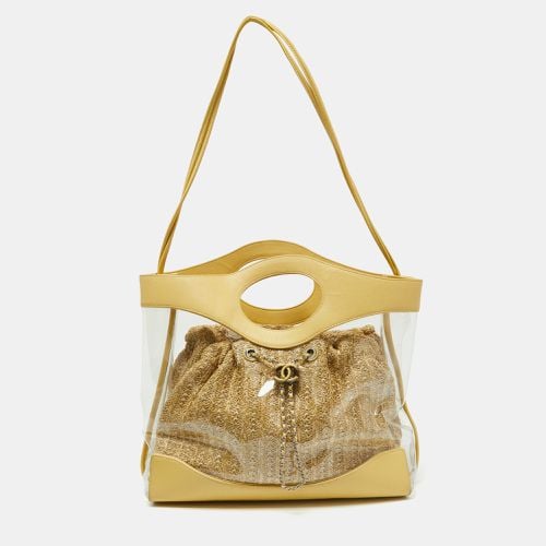 Chanel Yellow/Transparent PVC and Leather 31 Shopping Bag - Chanel - Modalova